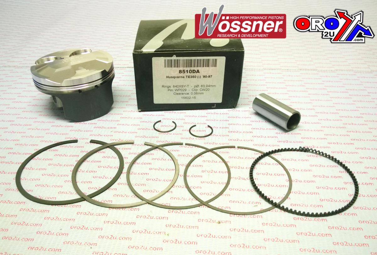 PISTON KIT HUSKY 90-97 350 84, WOSSNER 8510DC HUSQVARNA image 1