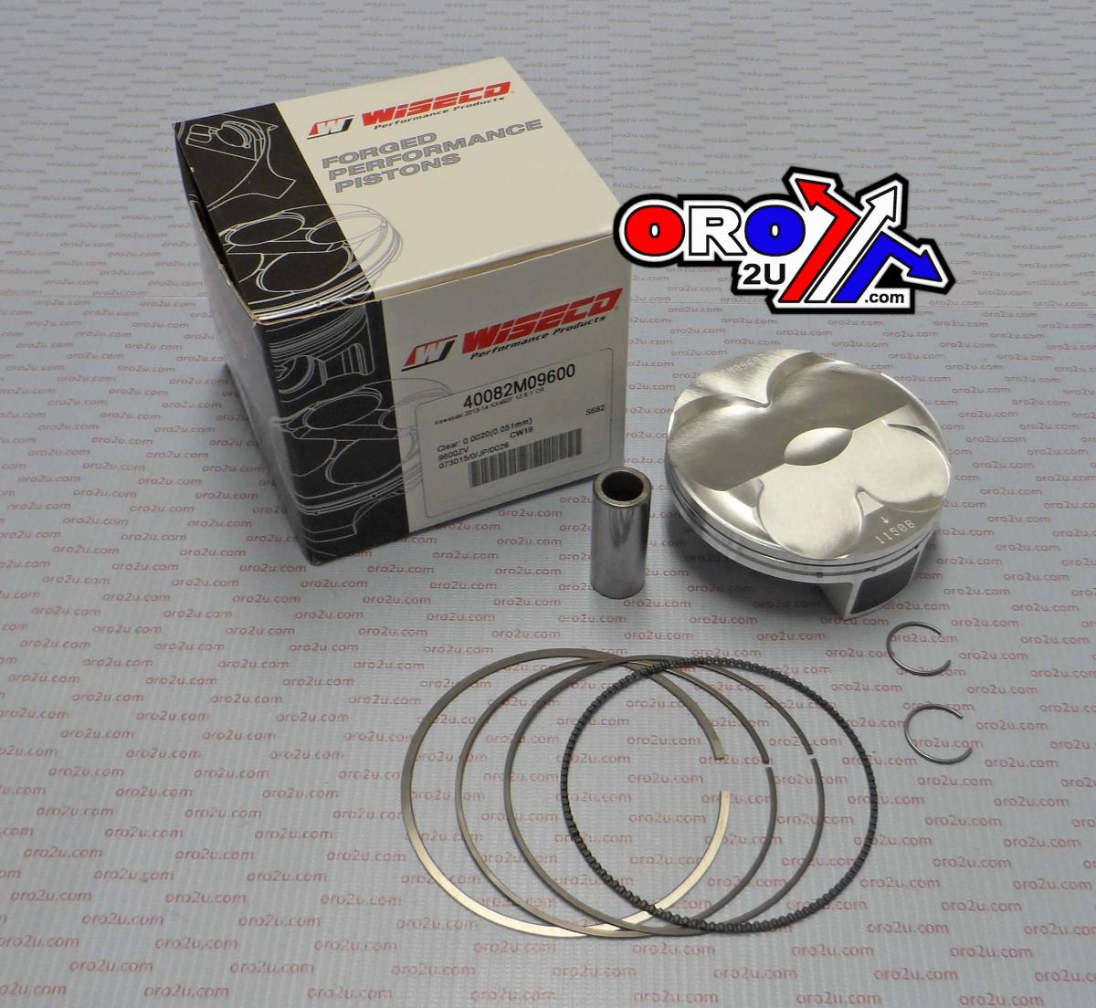PISTON KIT KX450F 2016-18 96mm 12.5:1, WISECO 40082M09600B KXF450, YEARS 13-14 / 16-18 thumbnail 2