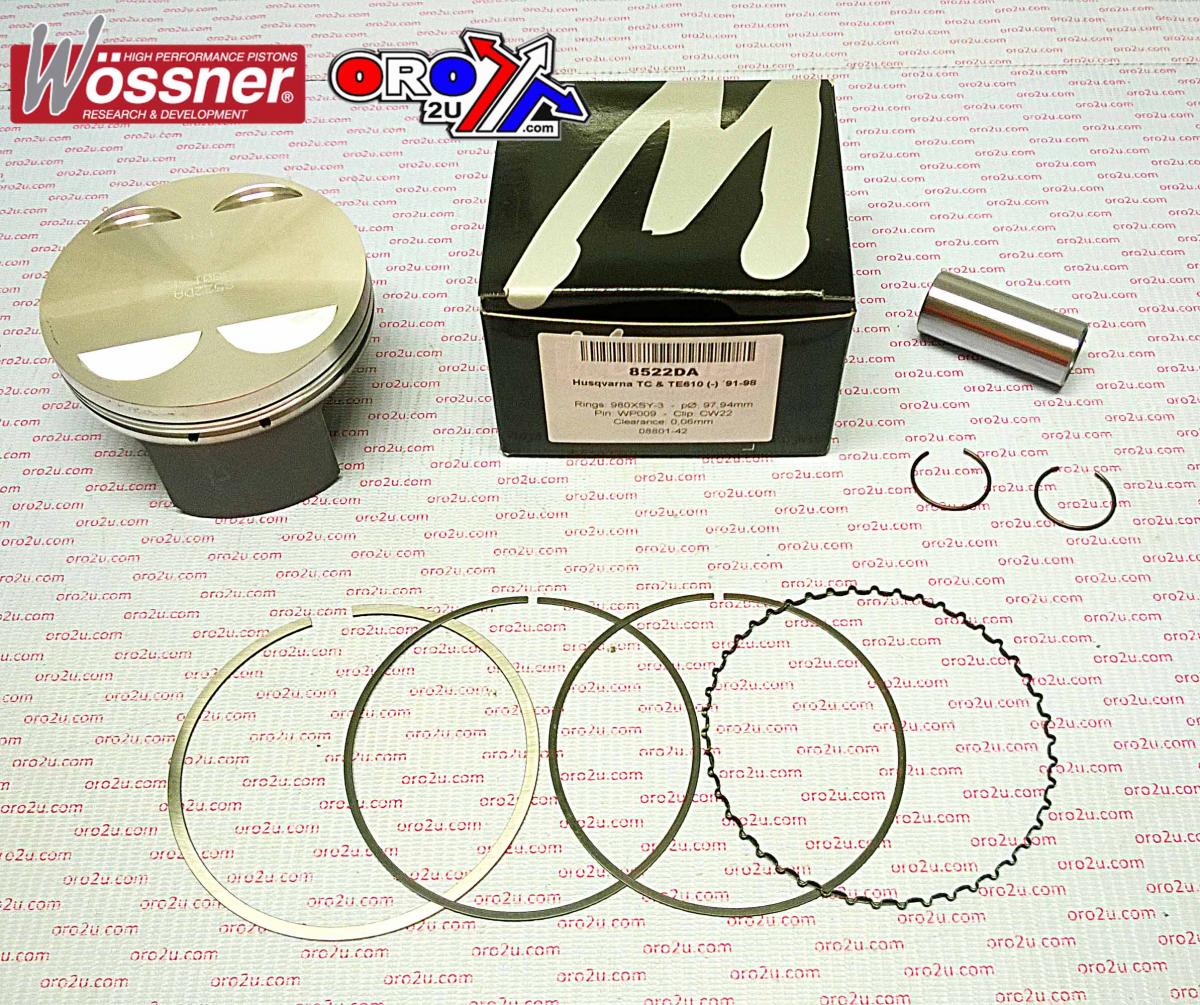 PISTON KIT 91-98 610 100.00, WOSSNER 8522D200 HUSQVARNA image 1
