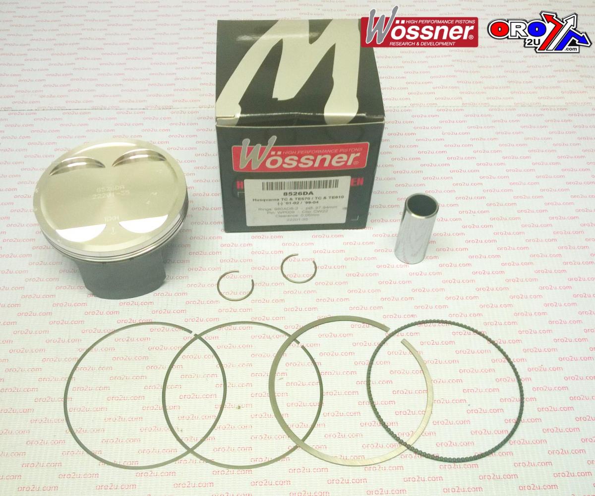 PISTON KIT 99-04 610 98.00 C, WOSSNER 8526DC HUSQVARNA image 1