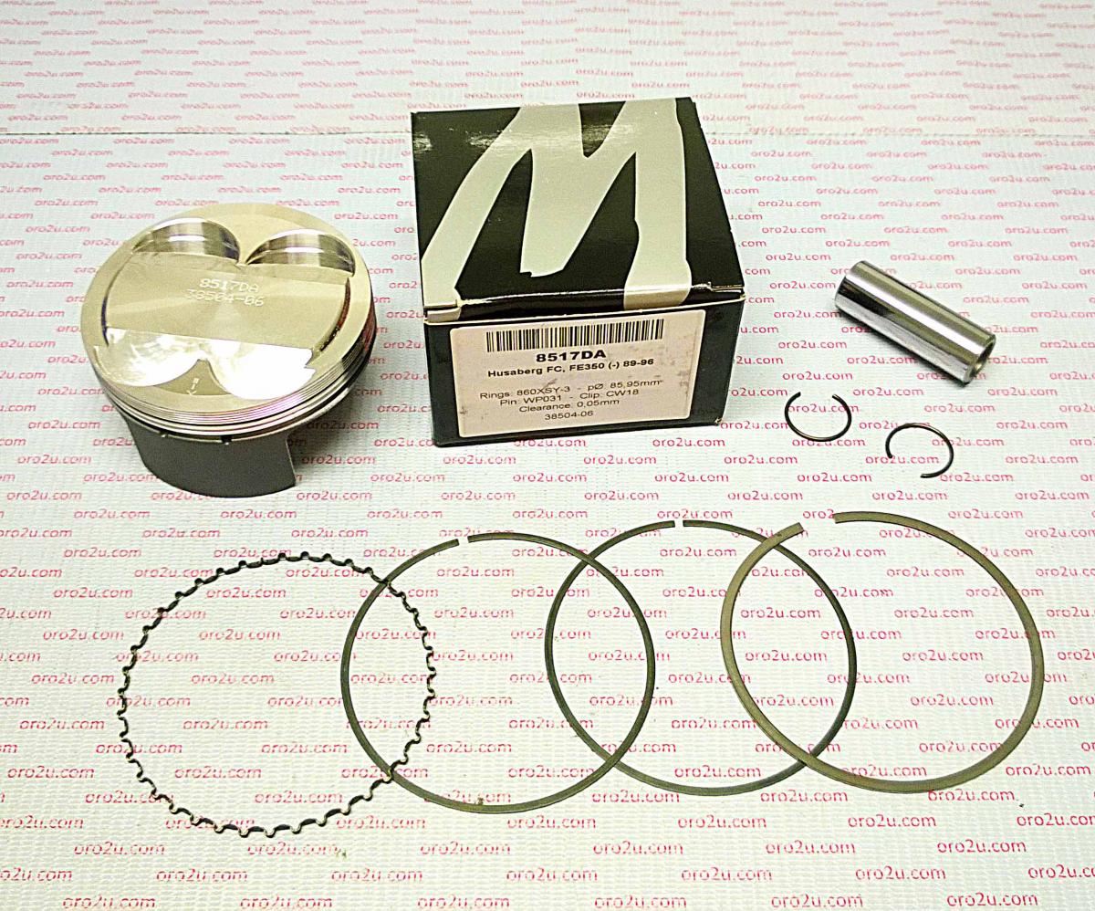 PISTON KIT HUSABERG 350 86.00m, FORGED WOSSNER 8517DB image 1