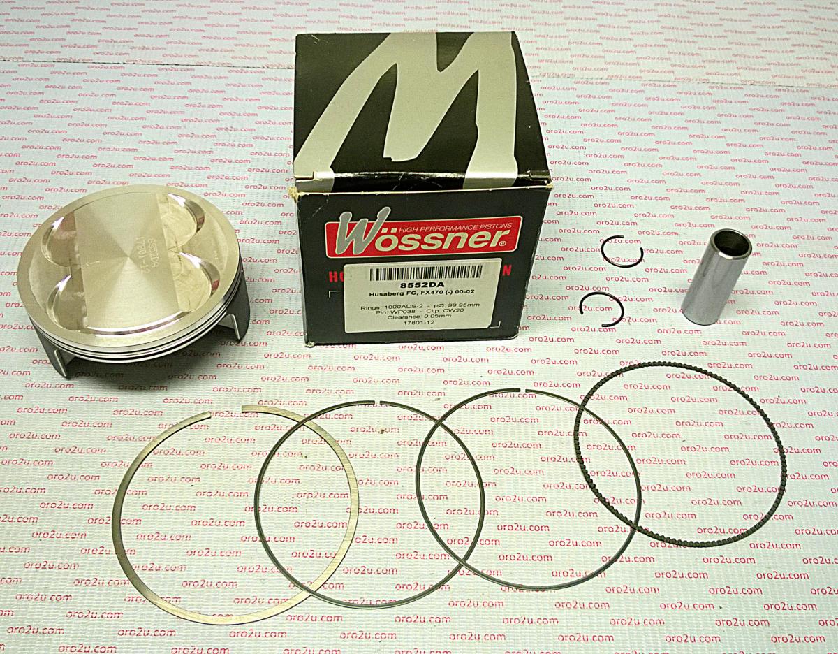 PISTON KIT 470 100.00mm HUSA, WOSSNER 8552DA HUSABERG image 1