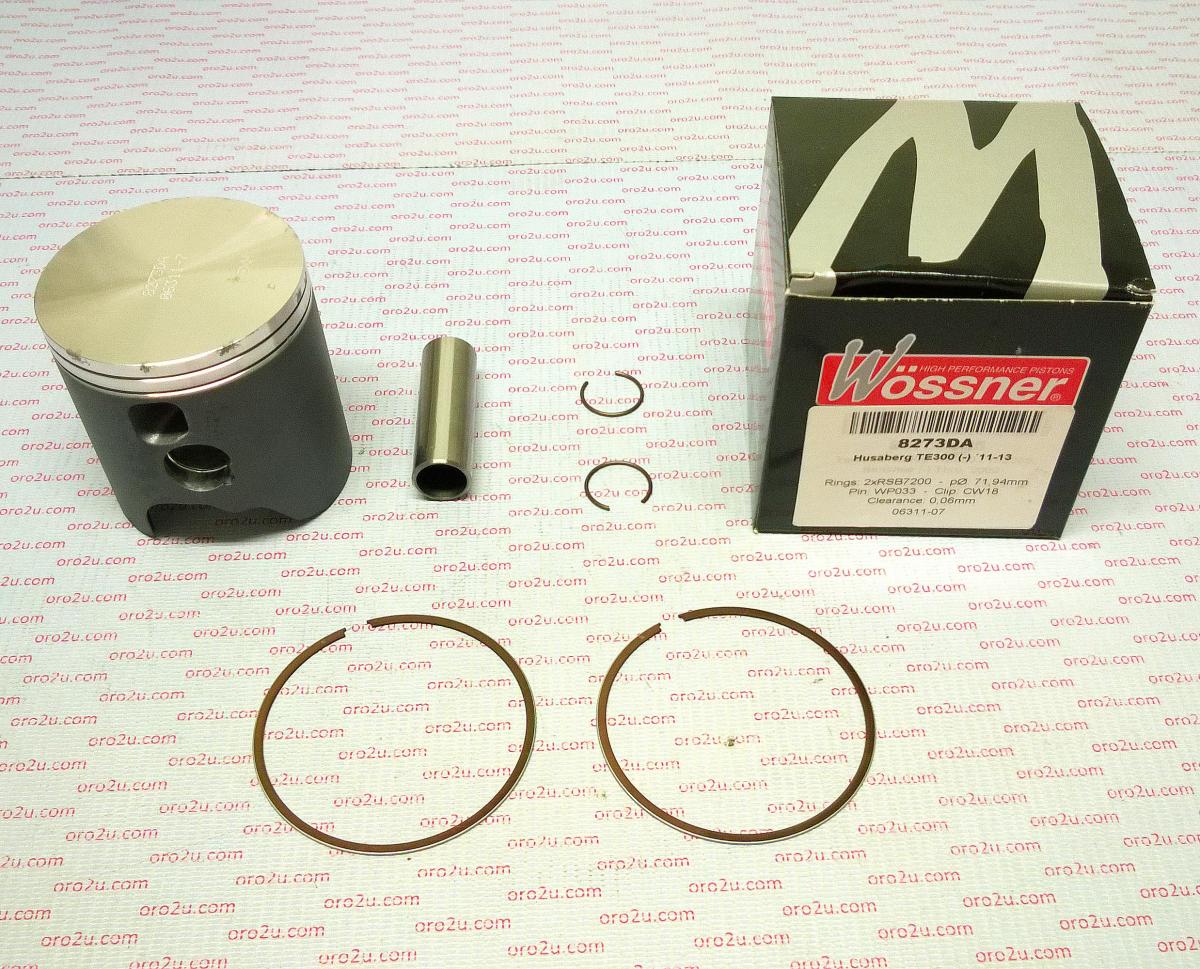 PISTON KIT 11-14 TE300 HUSAB, HUSABERG WOSSNER 8273DC image 1