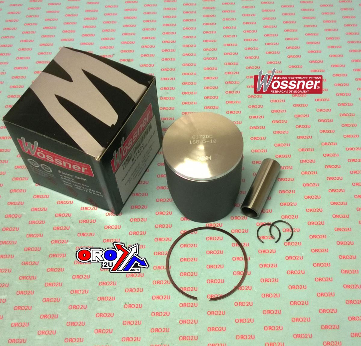 PISTON 05-07 CR250 66.40 1RING, WOSSNER 8172DA FORGED KIT image 1