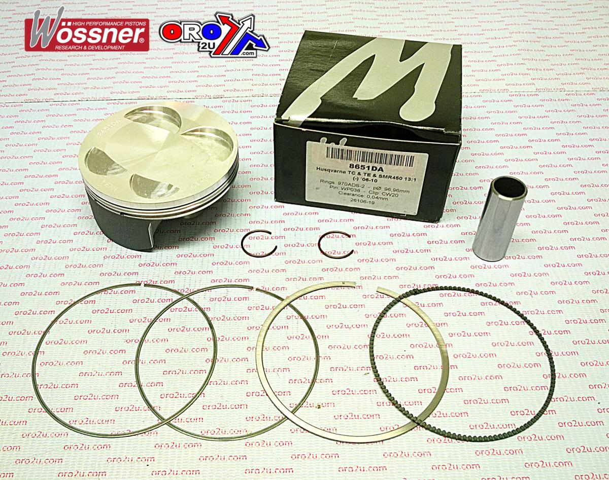 PISTON 06-10 TC TE450 97.00, WOSSNER KIT 8651DA HUSQVARNA image 1