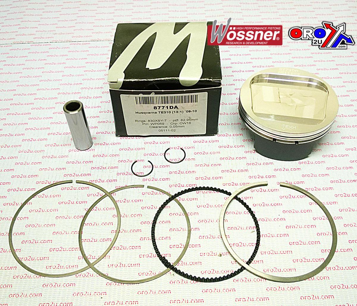 PISTON KIT 09-10 TC310 83.00mm, WOSSNER 8771DC HUSQVARNA image 1