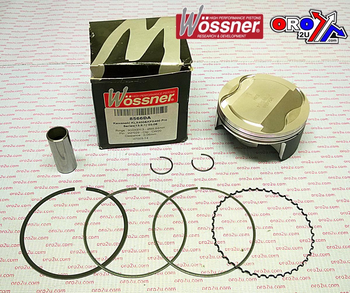 PISTON 03-08 KLX KFX 400 HC 90, WOSSNER WOSSNER KIT 8566DA image 1