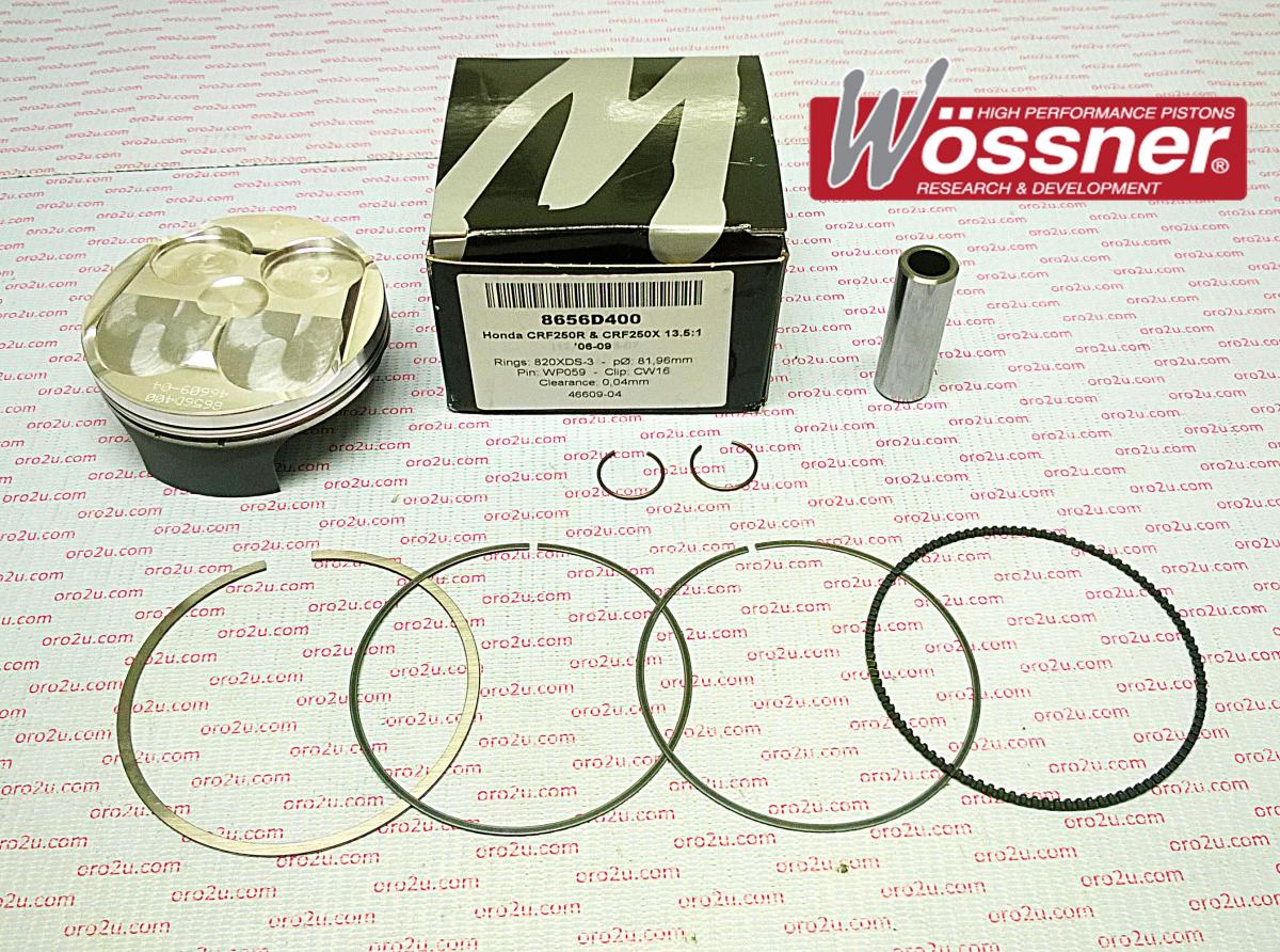 PISTON KIT 96-09 TTR250 74.00, FORGED WOSSNER 8646D100 image 1