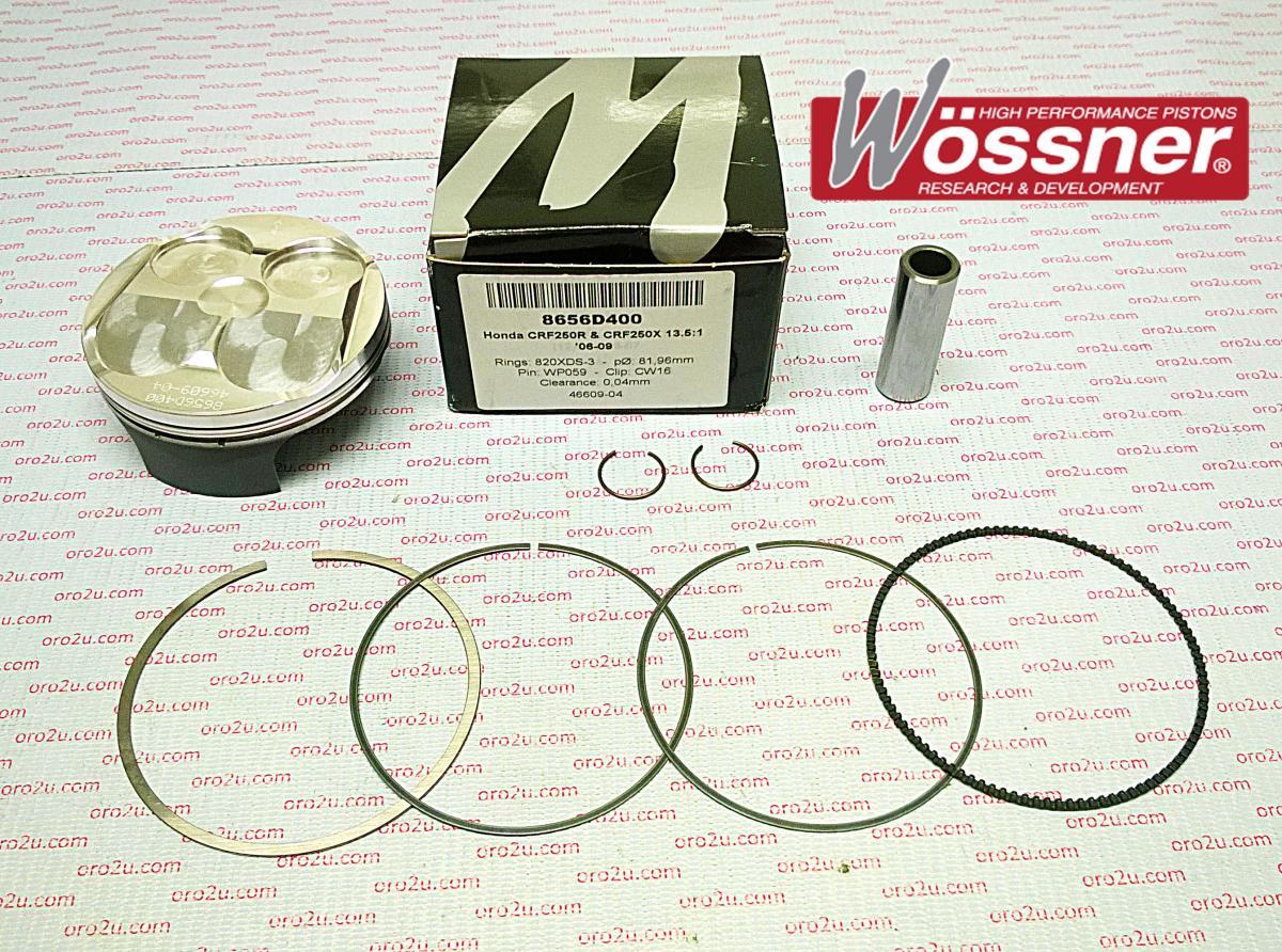 PISTON KIT 96-09 TTR250 74.50, FORGED WOSSNER 8646D150 image 1