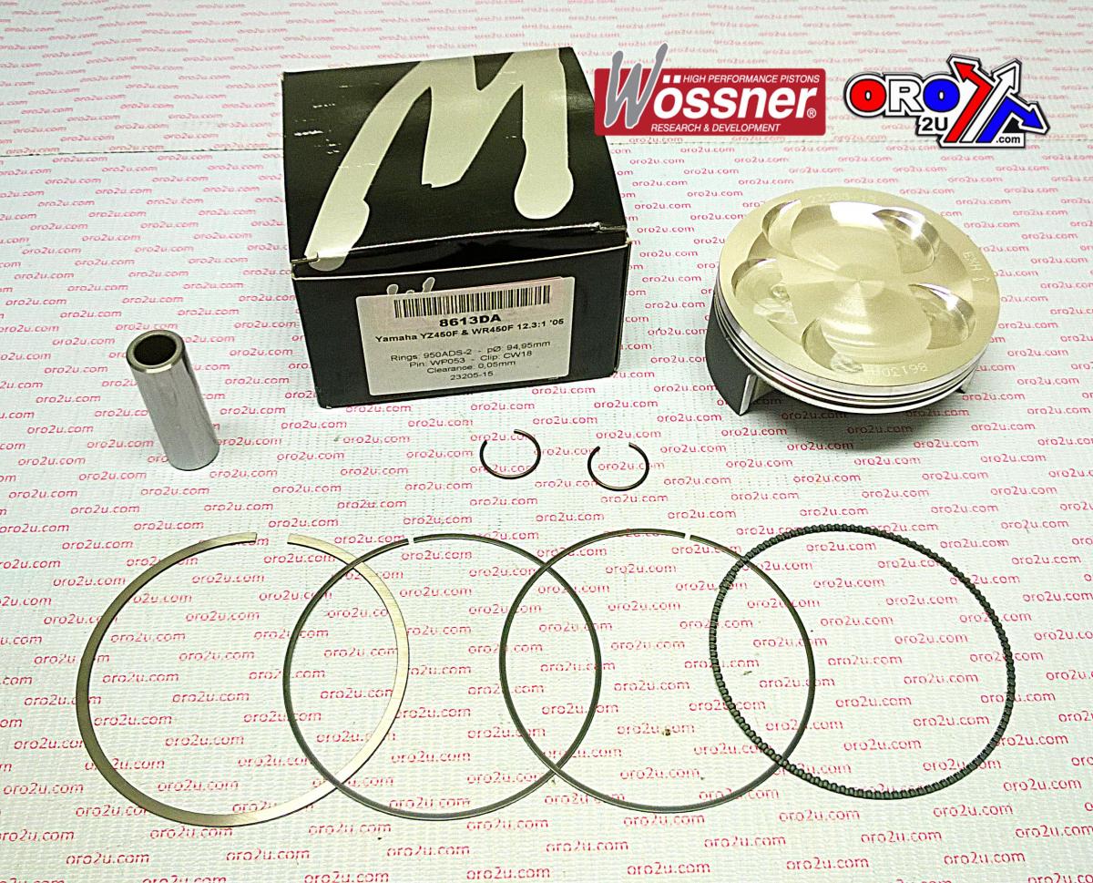 PISTON KIT 05 YZF/WR450F 95.00, WOSSNER 8613DB image 1
