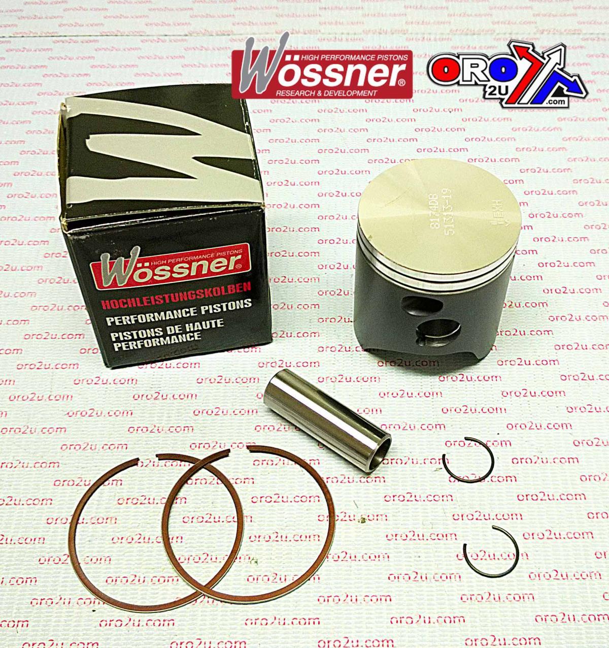 PISTON KIT 01-15 KTM125, BETA RR 125 18-19 55.00, WOSSNER 8174D100 EXC image 1
