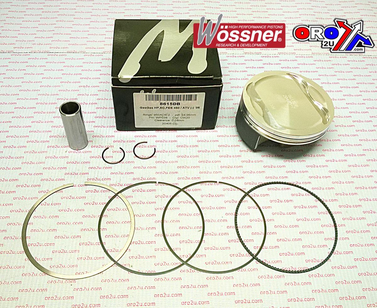 PISTON KIT 05 GASGAS 450 95.00, FORGED WOSSNER 8615DA image 1