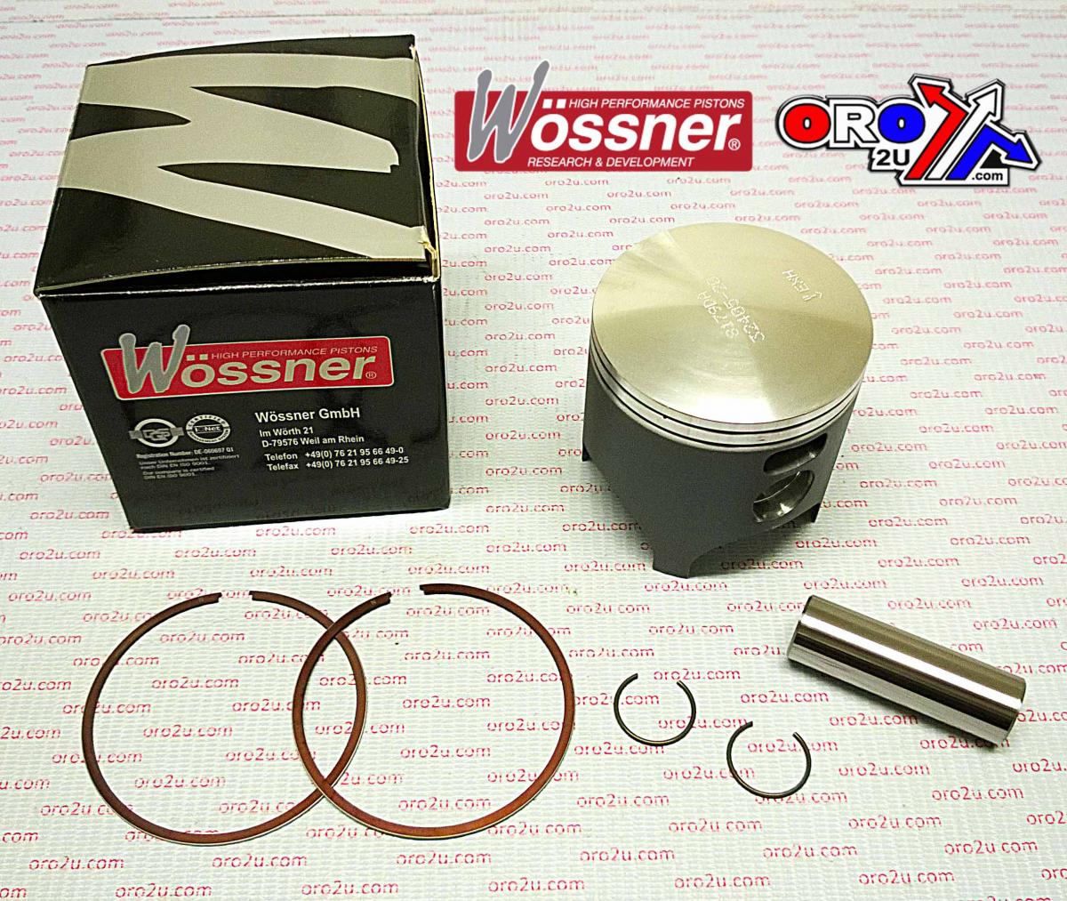 PISTON KIT 76-79 YZ250 70.00, FORGED WOSSNER 8179DA 2K7-11637-01-00 image 1