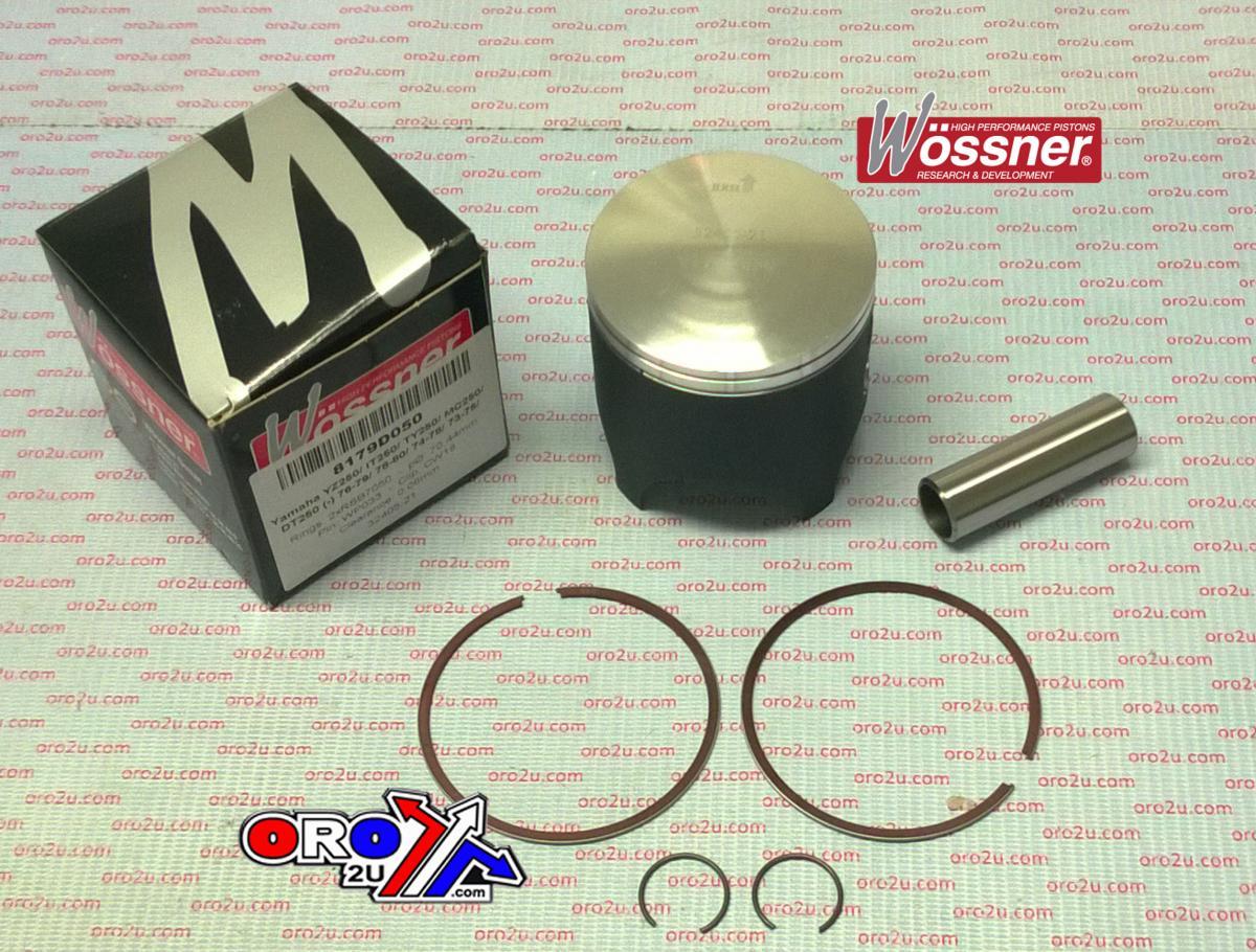 PISTON KIT 76-79 YZ250 71.50, FORGED WOSSNER 8179D150 image 1