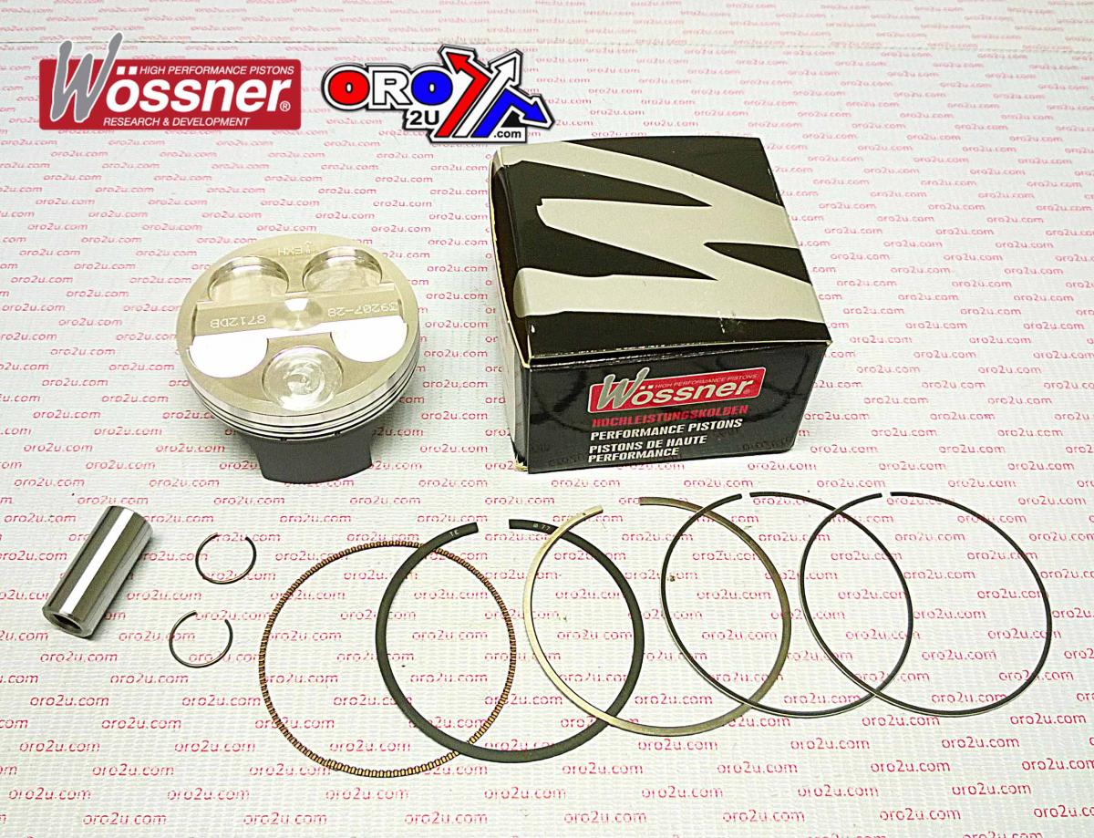 PISTON KIT YZF WRF 250 3-RING, WOSSNER 8712DA 08-13 77mm image 1