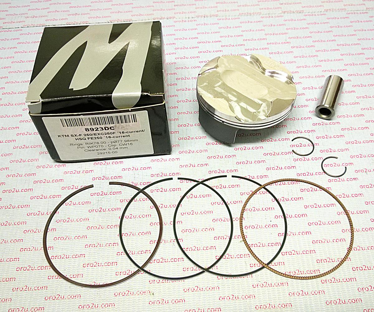 PISTON KIT 16-22 SXF250 78mm B, WOSSNER 8923DB KTM image 1