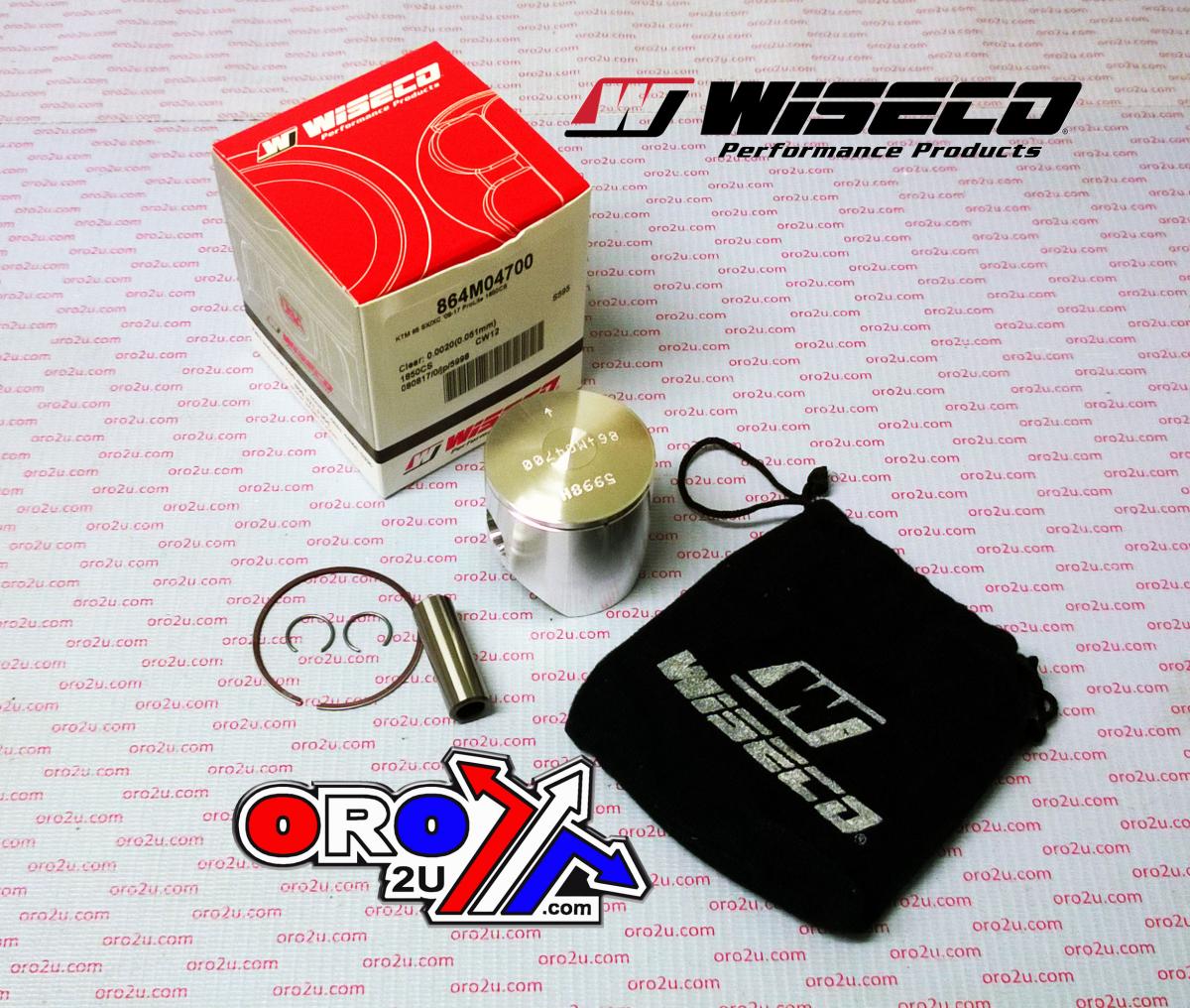 PISTON KIT 09-25 KTM65 SX 47.0, WISECO 864M04700 KTM PRO-LITE image 1