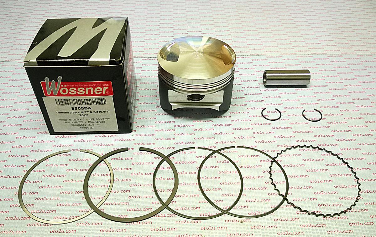 PISTON KIT XT TT SR 500 89.00, FORGED WOSSNER 8505D200 image 1