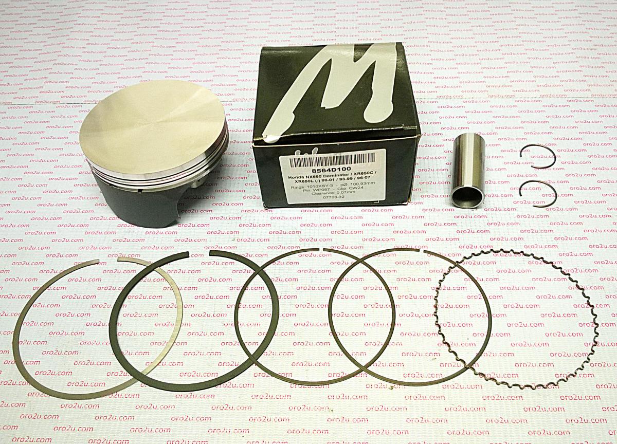 PISTON KIT 97-14 XR650 102.00, FORGED WOSSNER 8564D200 NX650 image 1