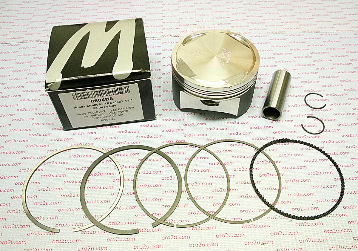 PISTON KIT XR400 TRX400 85.00, FORGED WOSSNER 8604DA HONDA 13110-KCY-670 image 1