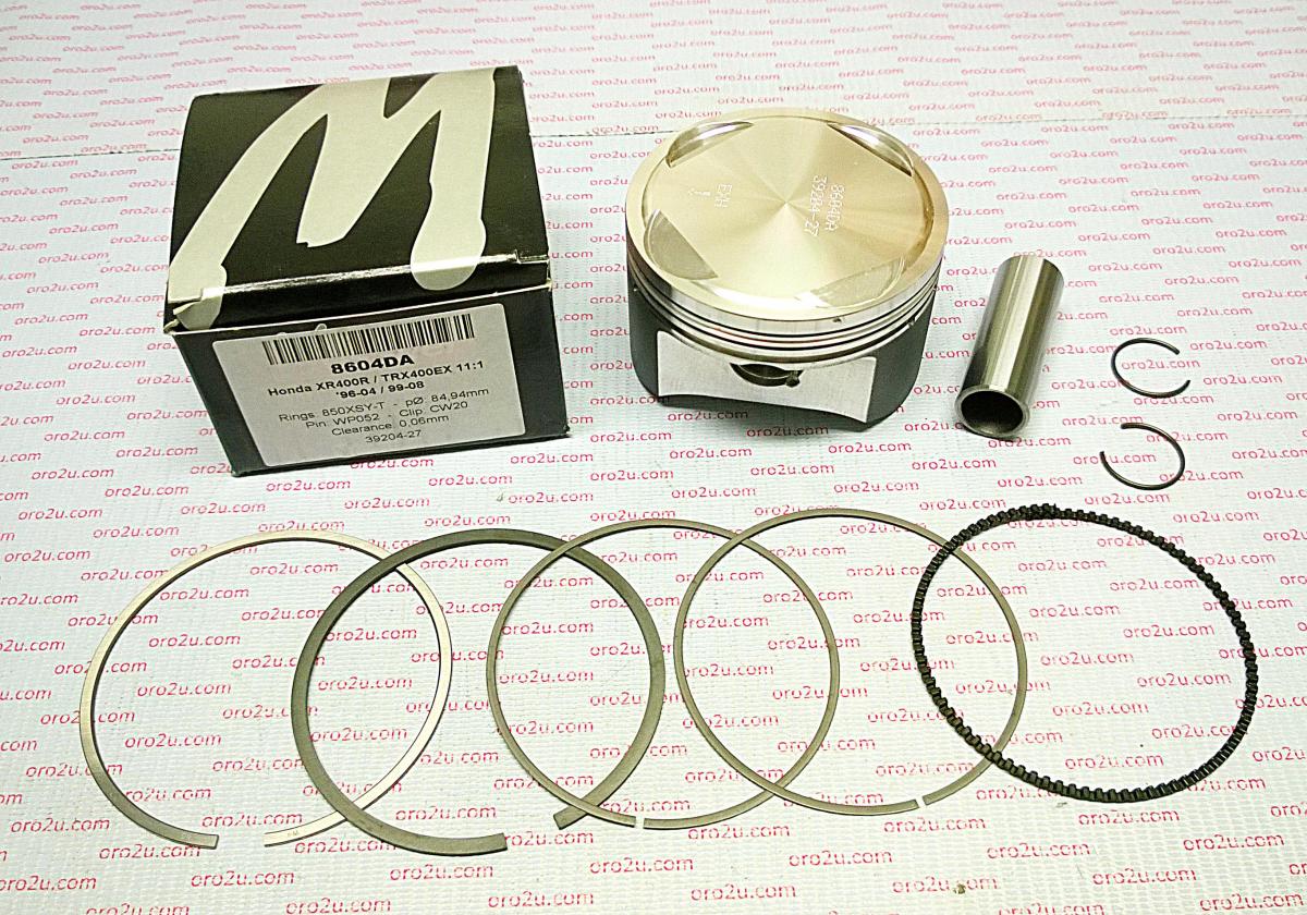 PISTON KIT XR400 TRX400 89.00, FORGED WOSSNER 8604D400 image 1