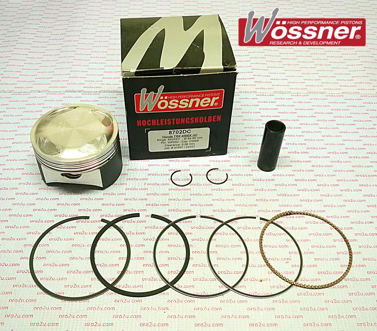 PISTON KIT 99-08 TRX XR 87.50, FORGED WOSSNER 8702D250 400 image 1