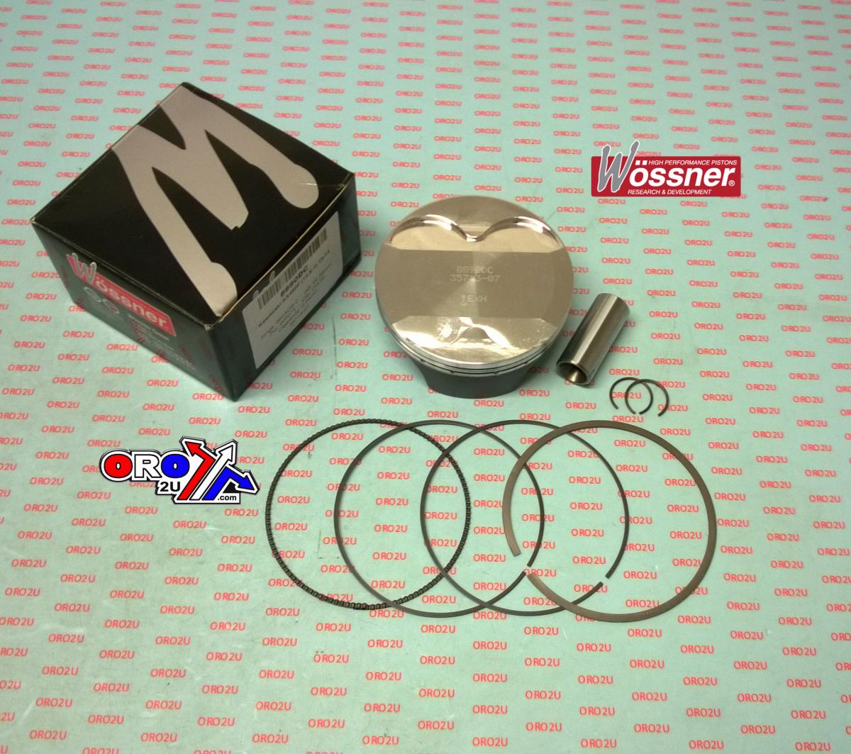 PISTON KIT 00-02 YZF426 97.00, FORGED WOSSNER 8525D200 image 1