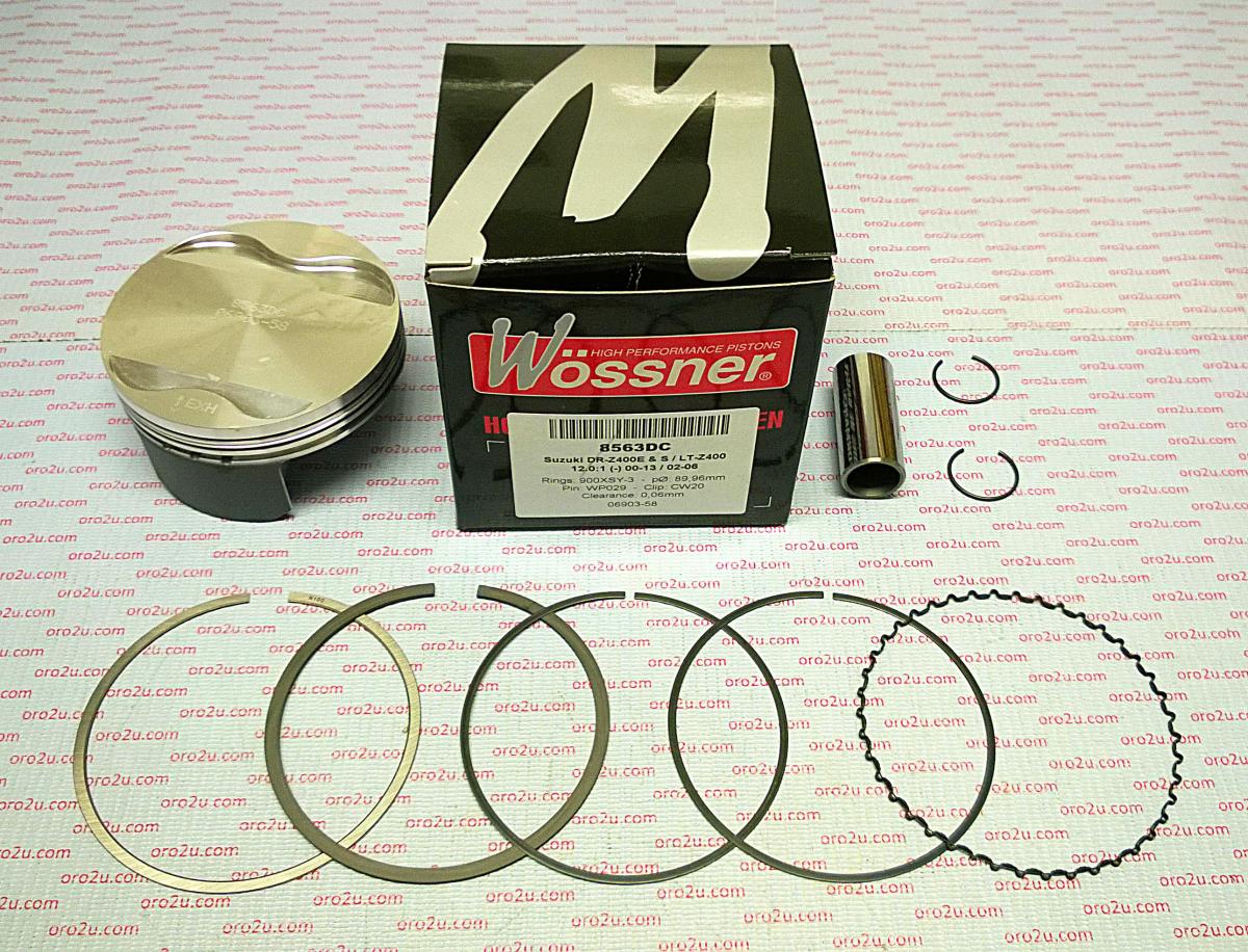 PISTON KIT LTZ400 94.00, FORGED WOSSNER 8563D400 image 1