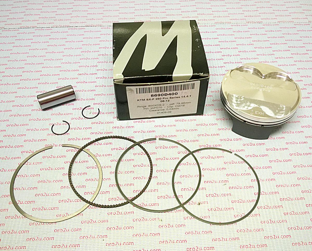 PISTON KIT 06-12 SXF250 76 HC, WOSSNER 8690DB KTM SX-F image 1