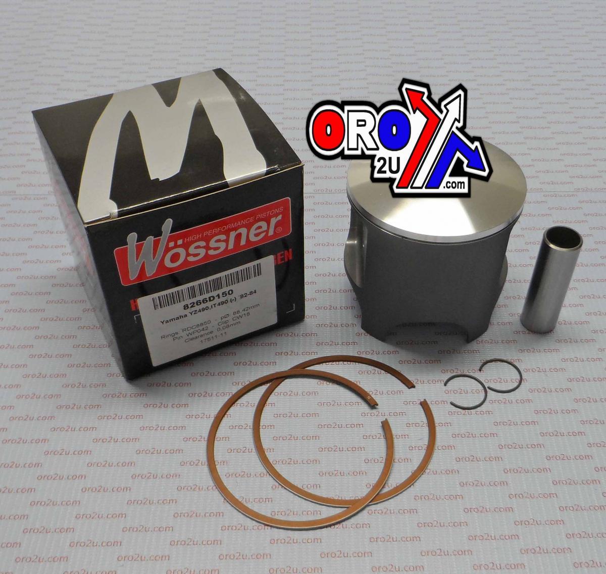PISTON KIT 09-11 KTM400 EXC 95, FORGED WOSSNER 8806DC thumbnail 2