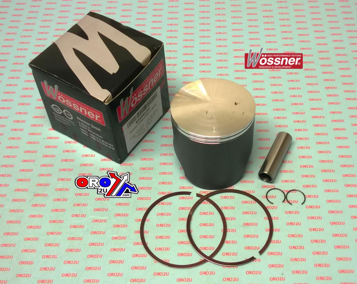 PISTON KIT 82-84 YZ490 88.00mm, FORGED WOSSNER 8266D100 image 1