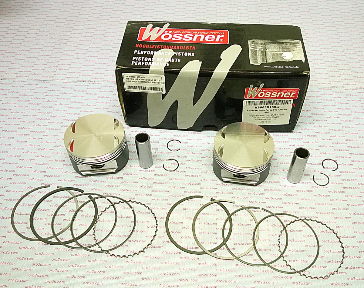 PISTON KIT KVF650 81.00 SET/2, WOSSNER K8863D100-2 BRUTEFORCE, 56-W4782 image 1