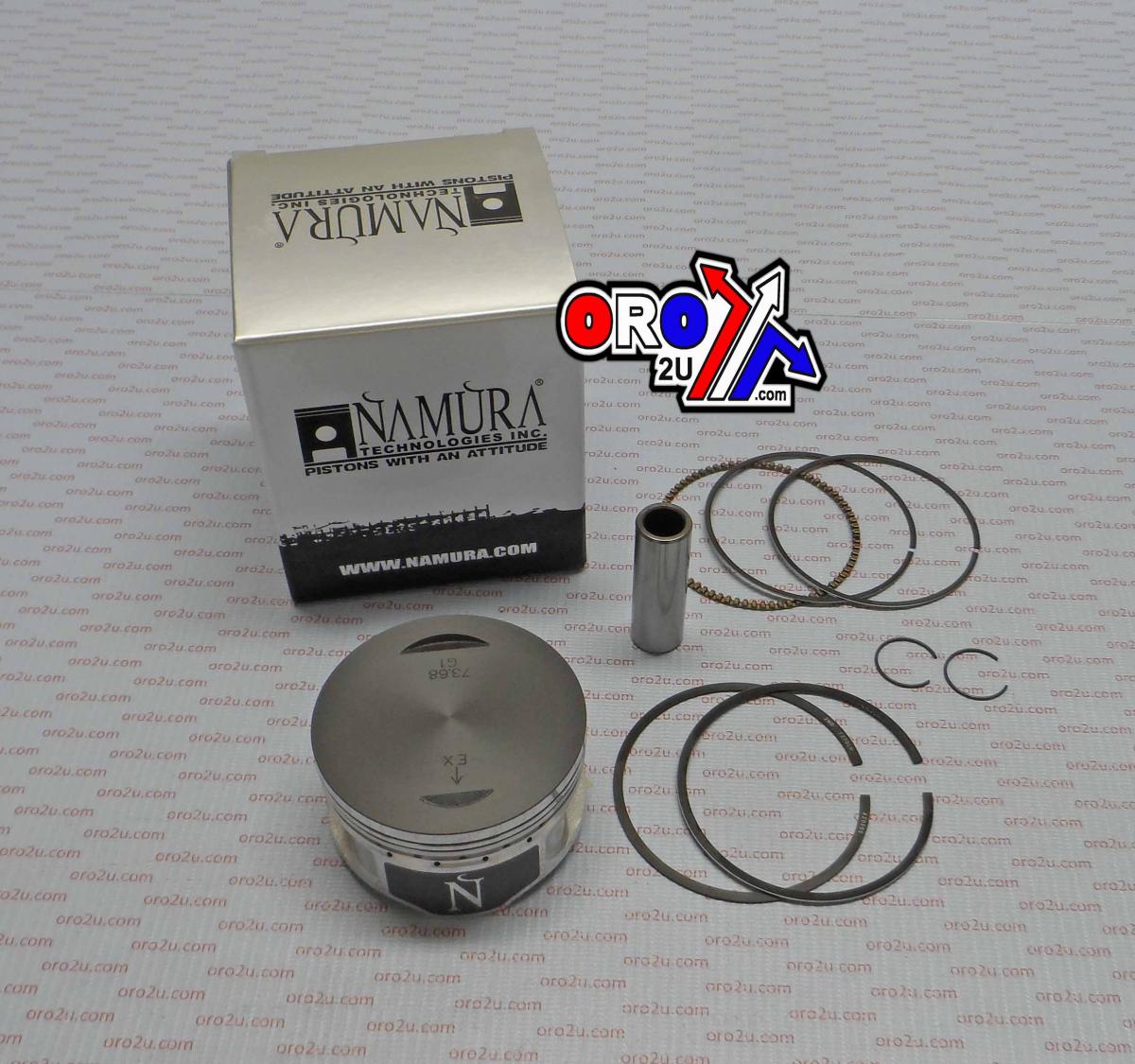 PISTON KIT KVF300 73.70mm OS, NAMURA NA-20005-4 BRUTE FORCE image 1
