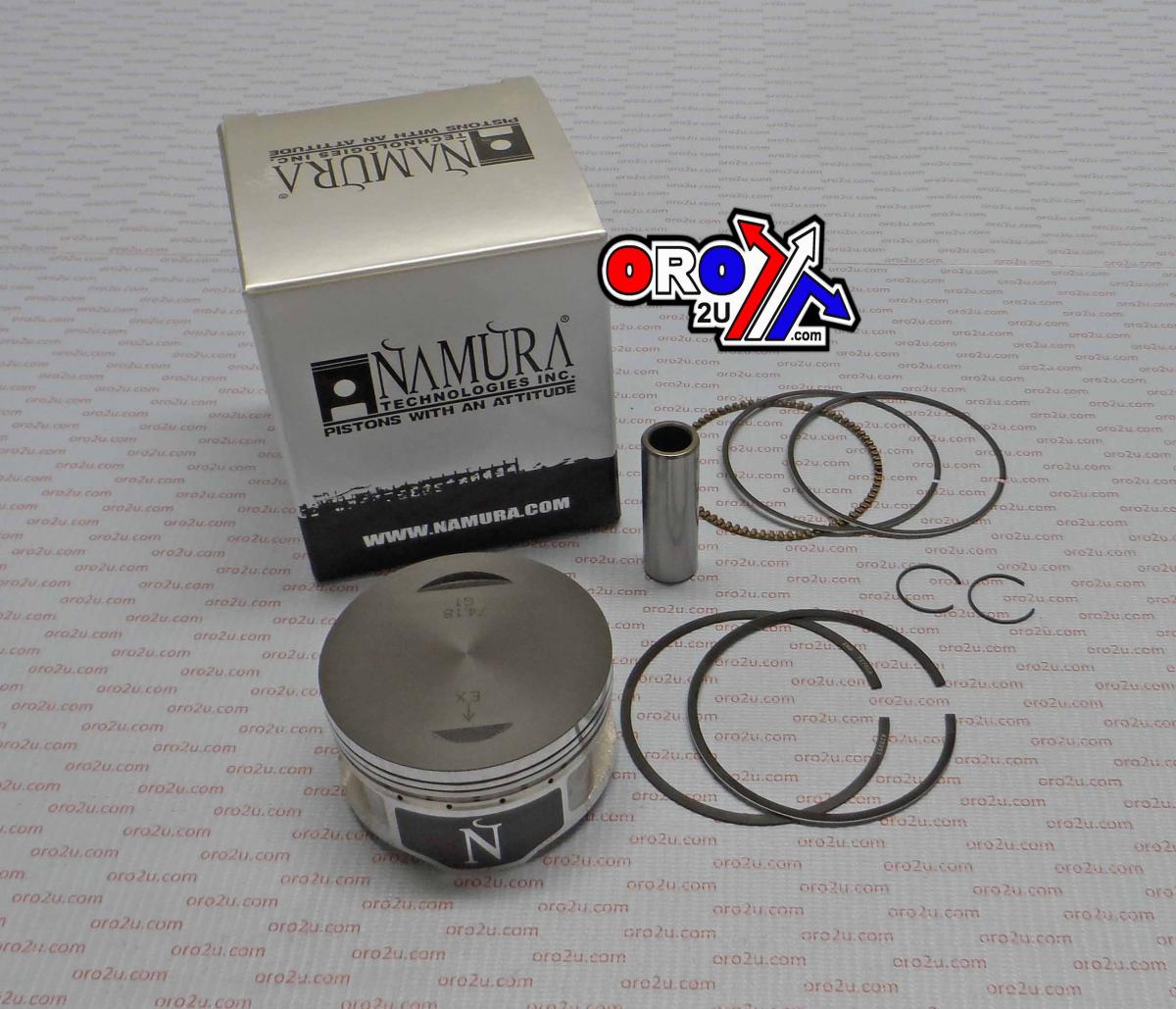 PISTON KIT KVF300 74.20mm OS, NAMURA NA-20005-6 BRUTE FORCE image 1