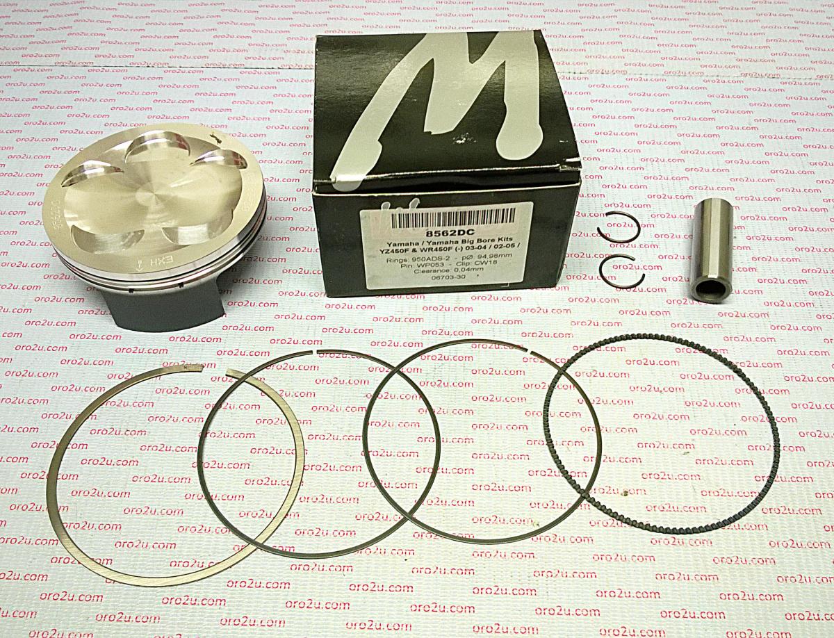 PISTON KIT 03-04 YZF450 95.00, FORGED WOSSNER 8562DA, 5TJ-11631-00-00 image 1