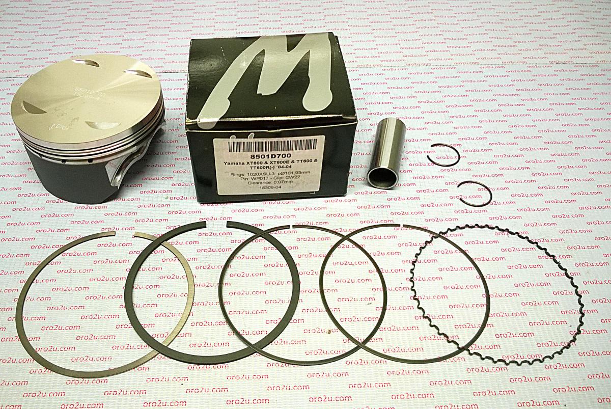 PISTON KIT 98-01 YFM600 97.50, FORGED WOSSNER 8501D250 image 1