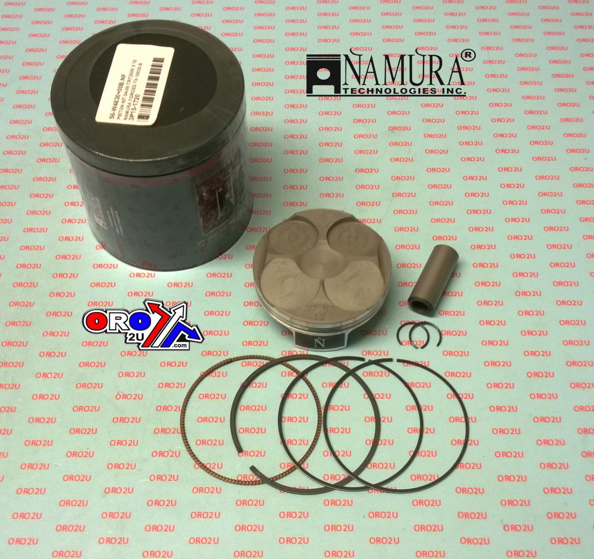 PISTON KIT 78.00mm HONDA 2004 - 2016 CRF 250 R X NAMURA FORGED FX-10035-B +0.01mm image 1