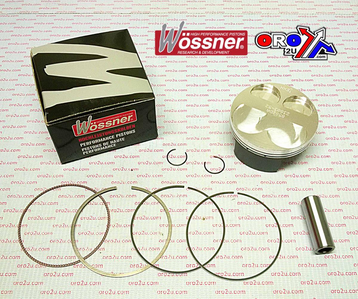 PISTON KIT KXF RMZ 250 77.00 C, FORGED WOSSNER 8582DC image 1