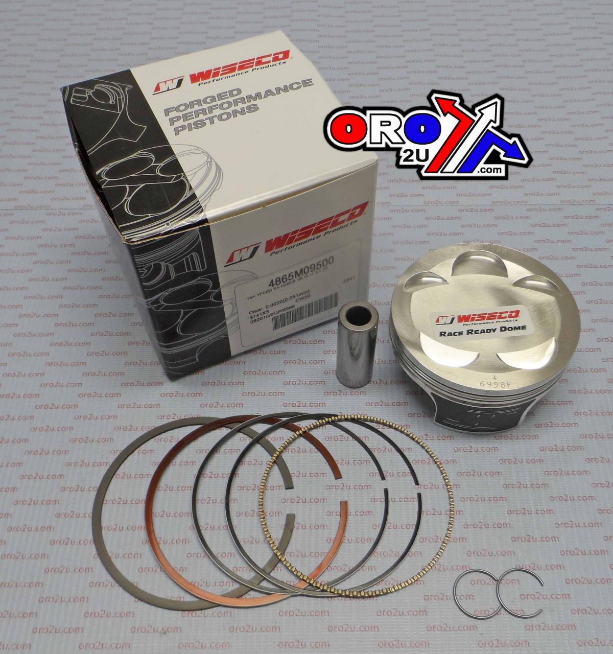 PISTON KIT YFZ450/R/X 95.00, WISECO 4865M09500 YAMAHA MX image 1