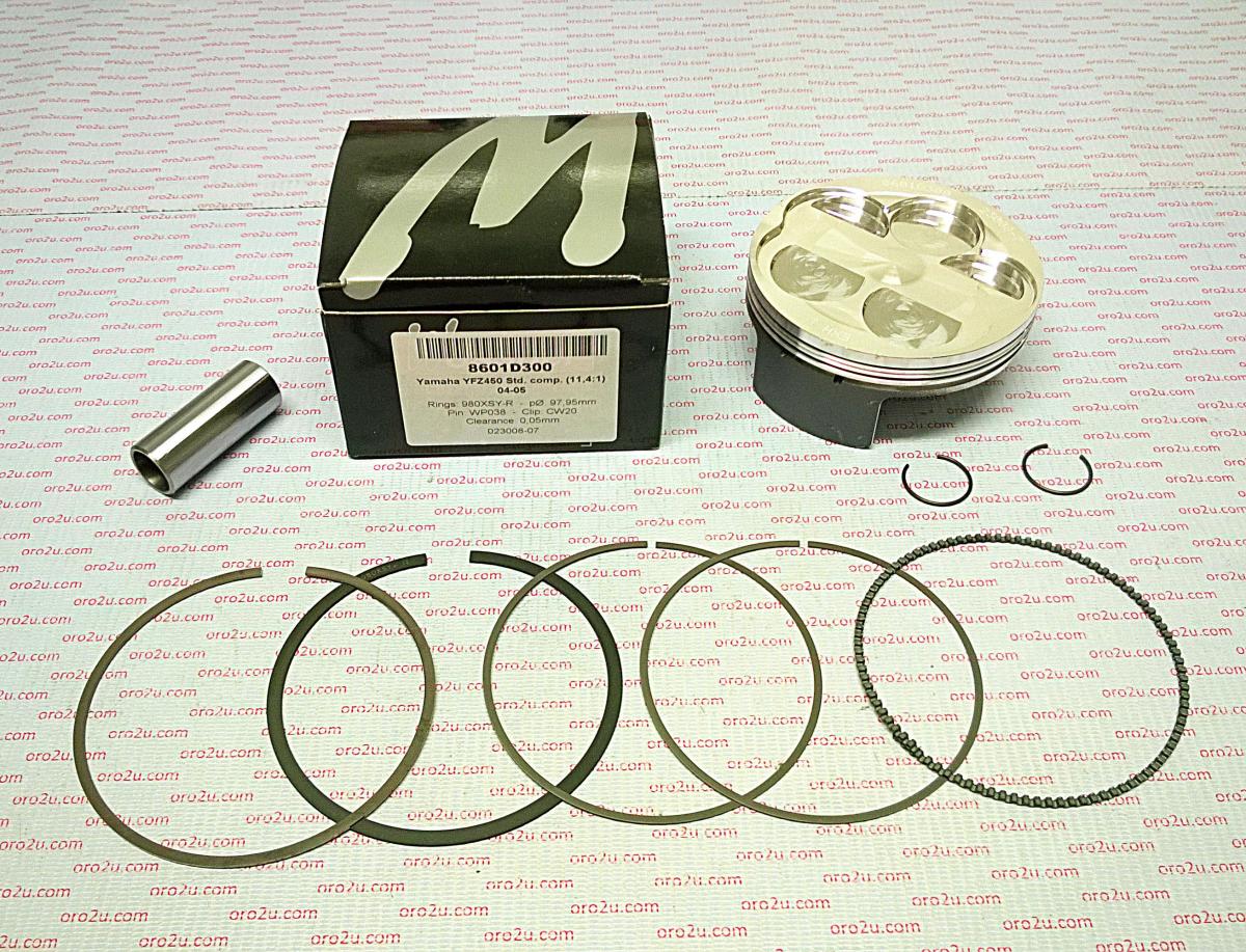 PISTON KIT YFZ450/R/X 98.00, WOSSNER 8601D300 FORGED KIT image 1