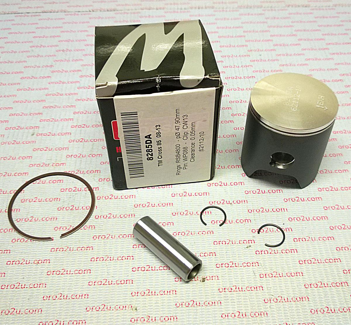 PISTON KIT 08-13 TM85 47.92mm, WOSSNER 8285DC TM FORGED image 1