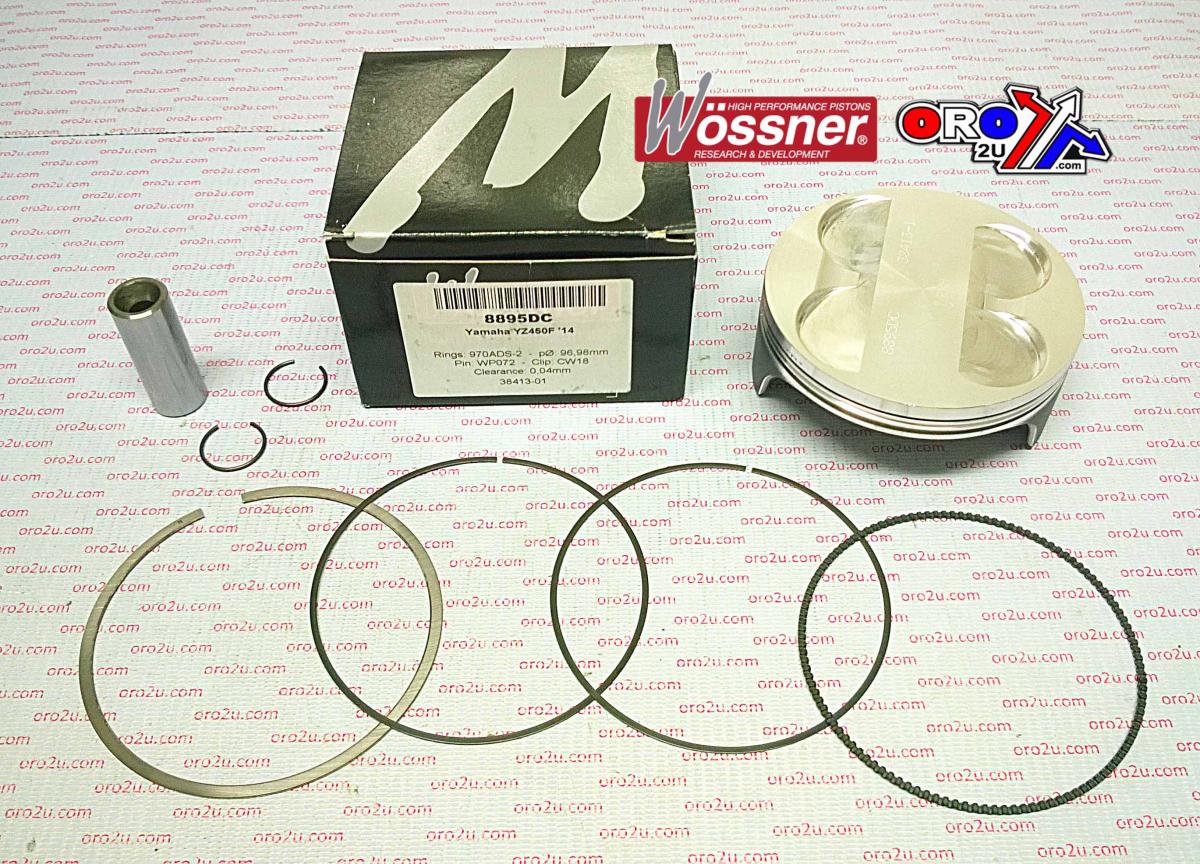PISTON KIT YZF450 14-15 97.00, FORGED WOSSNER 8895DA, 1SL-11631-00-00 image 1