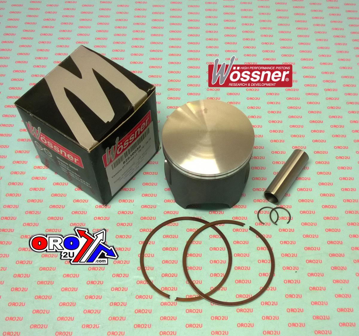 PISTON KIT 75-81 DT400 MX 85.5, WOSSNER 8263D050 YAMAHA image 1
