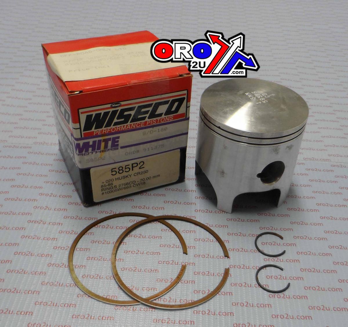 PISTON KIT HUSKY 250 85/86 STD, WISECO 585M07000 image 1