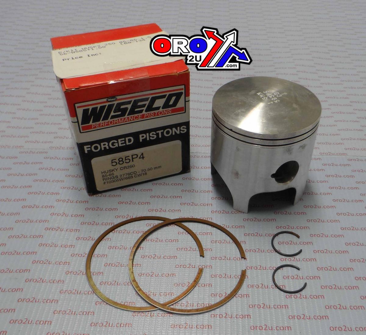 PISTON KIT HUSKY 250 85-86 1.0, WISECO 585M07100 image 1