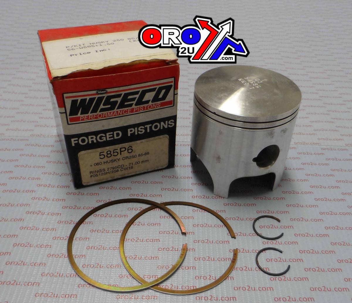 PISTON KIT HUSKY 250 85/86 1.5, WISECO 585M07150 image 1