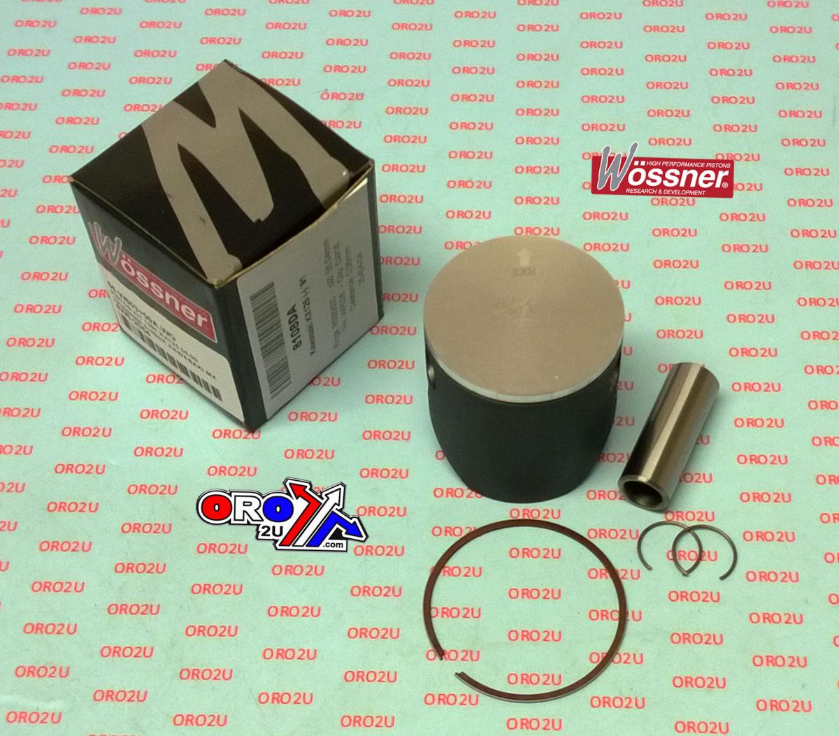 PISTON KIT 1991 KX125 56.50, WOSSNER 8108D050 KAWASAKI MX image 1