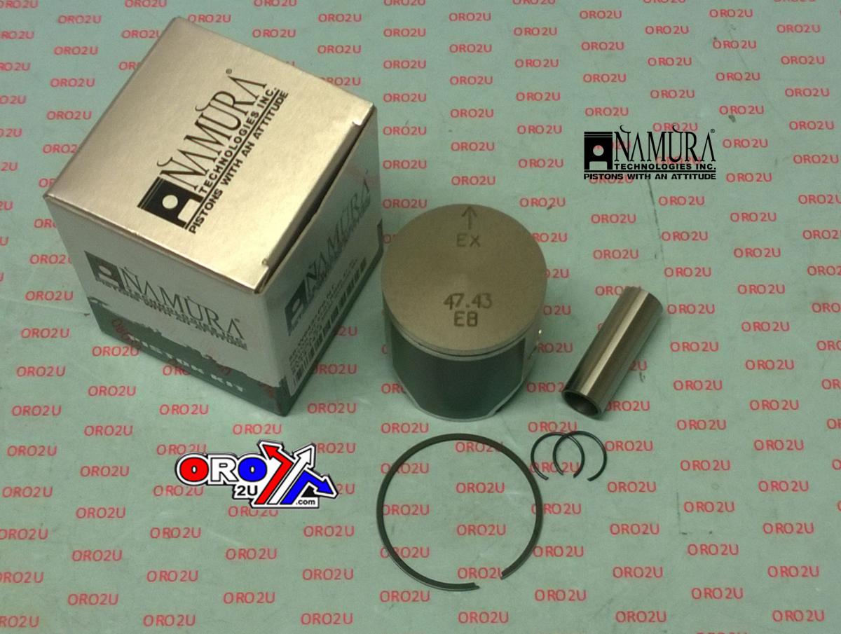 PISTON KIT 91-01 RM80 47.50, NAMURA NX-30080 SUZUKI MX image 1