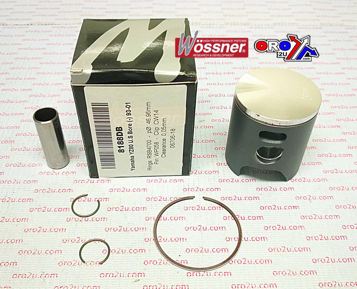 PISTON KIT 93-02 YZ80 47.00 A, WOSSNER 8188DA YAMAHA MX image 1