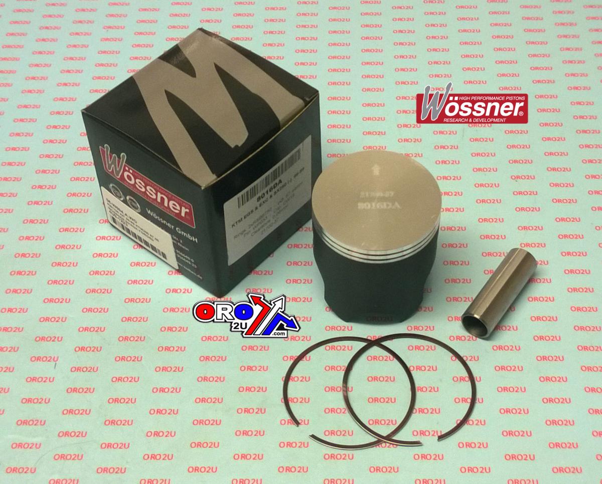 PISTON KIT 96-99 KTM250 67.50, WOSSNER 8016DA FORGED image 1